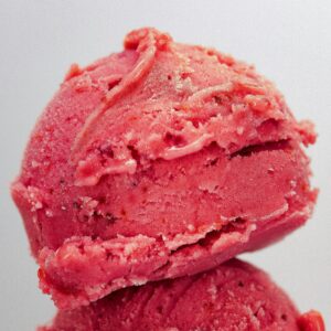 A Close-Up Shot of a Scooped Ice Cream